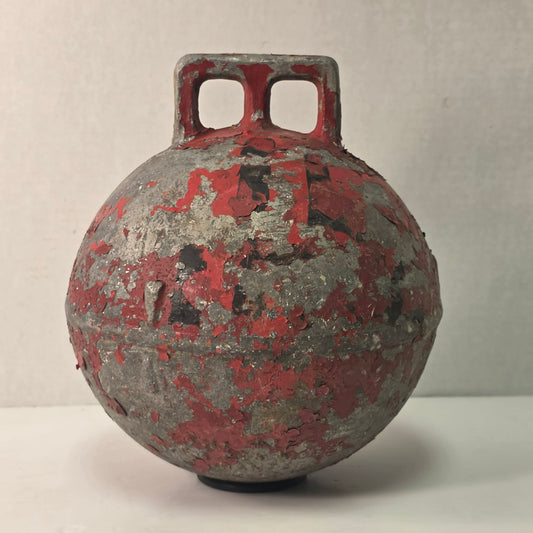 Authentic Newfoundland fishing buoy stamped Phillips Trawl Products Ltd., England.