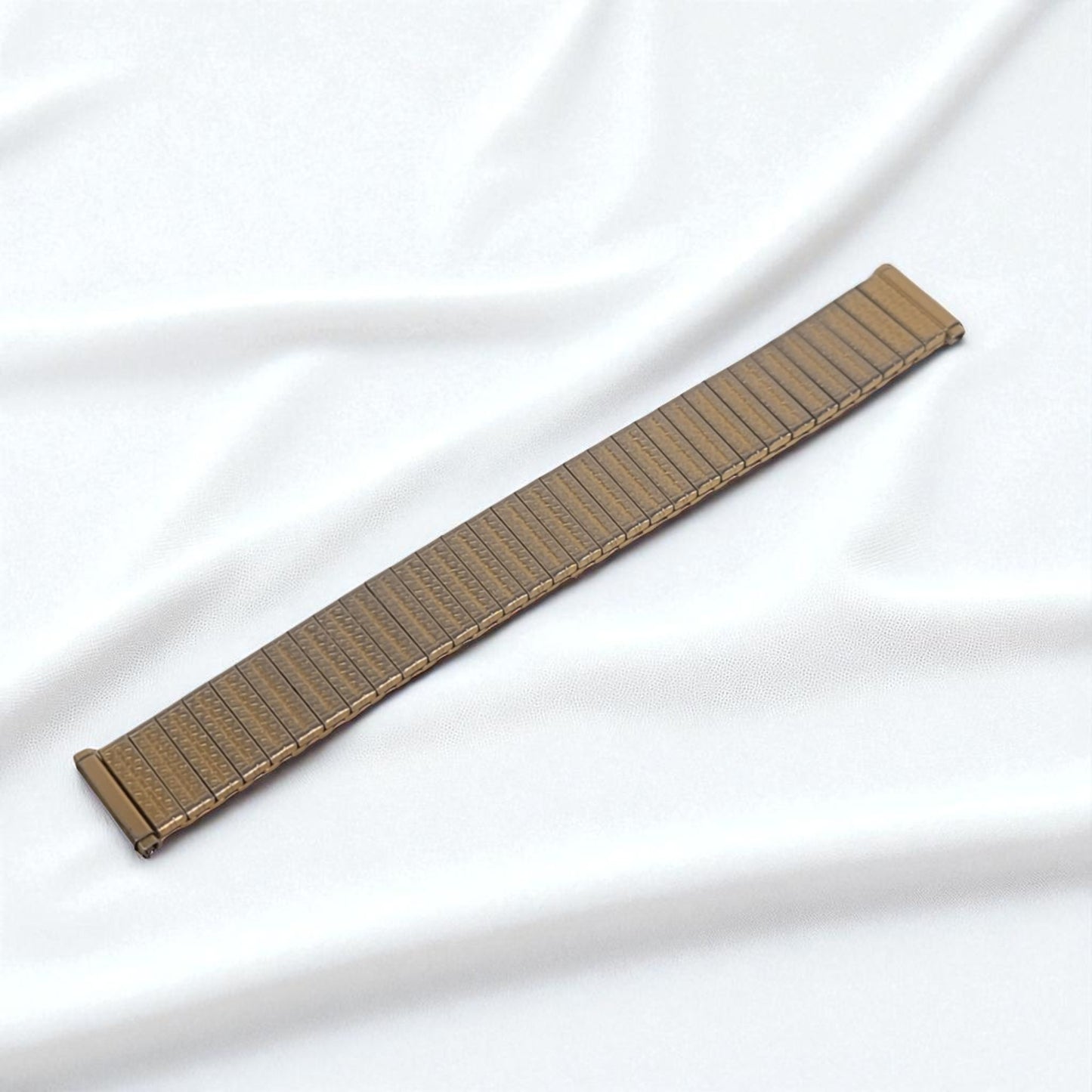 Vintage Gold Expandable Watch Band – 16–19mm Adjustable USA Made