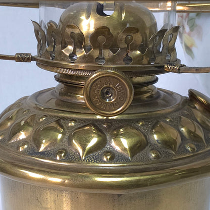 Victorian Gone With the Wind Oil Lamp Improved Climax 1890