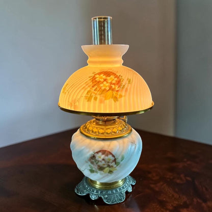 Victorian Gone With the Wind Oil Lamp Improved Climax 1890
