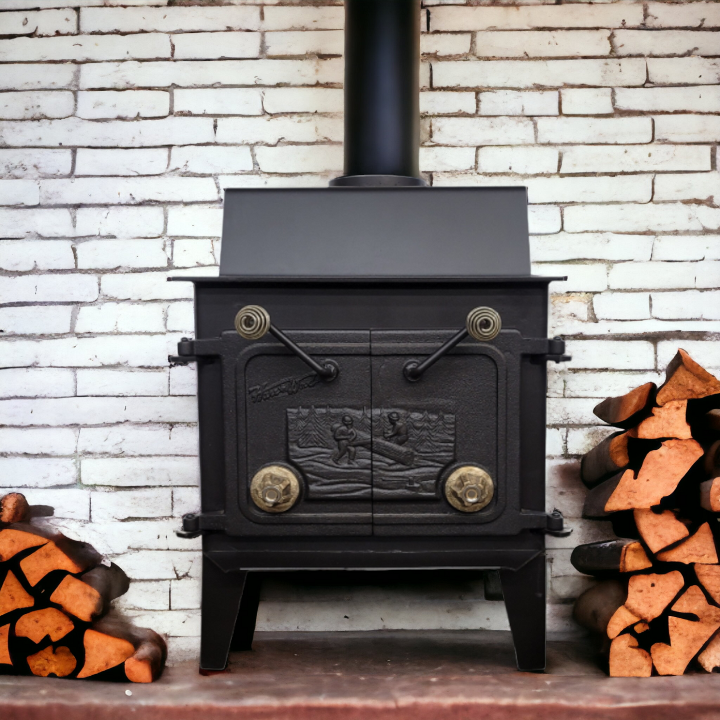 Harr Wood Wood Stove Professionally Refurbished