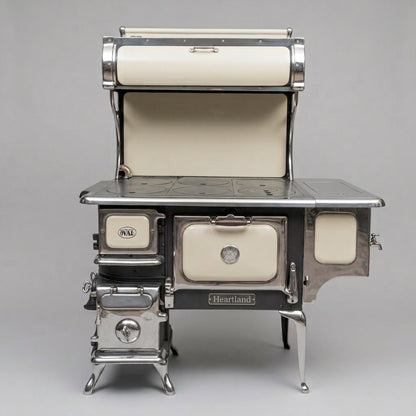 Heartland Oval Wood Cook Stove Kitchen Range with Oven