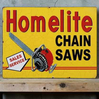 Homelite chainsaw sales sign
