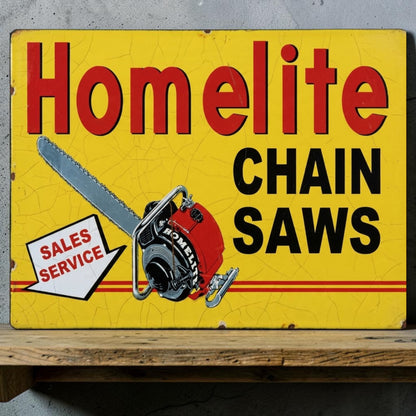 Homelite chainsaw sales sign
