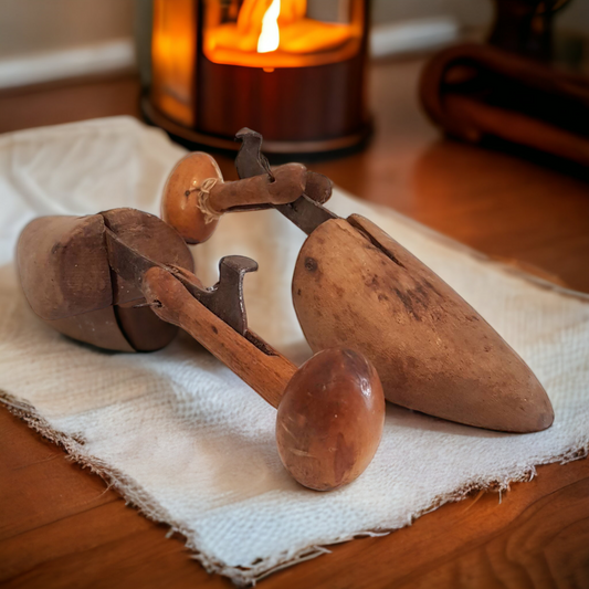 Primitive Wooden Shoe Stretchers