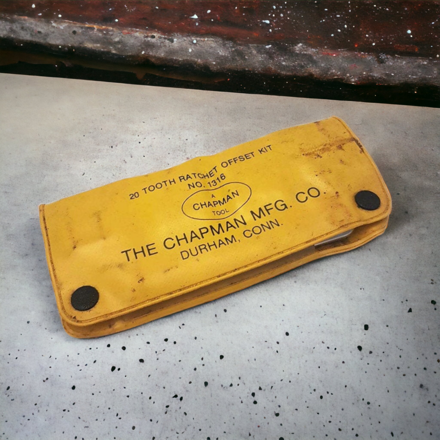 The Chapman Mfg. Co. 20 Tooth Ratchet Offset Kit Driver Kit 16 Pcs. Multi Bit Set No.1316