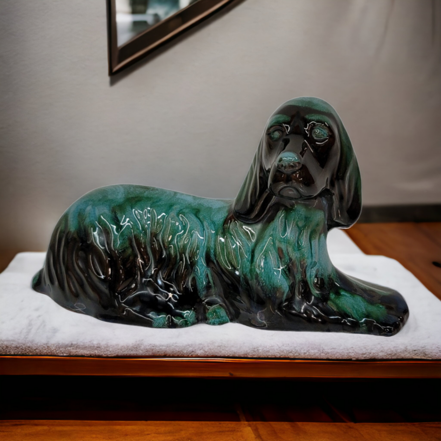 Blue Mountain Pottery Dog Statue Canadian Art Pottery