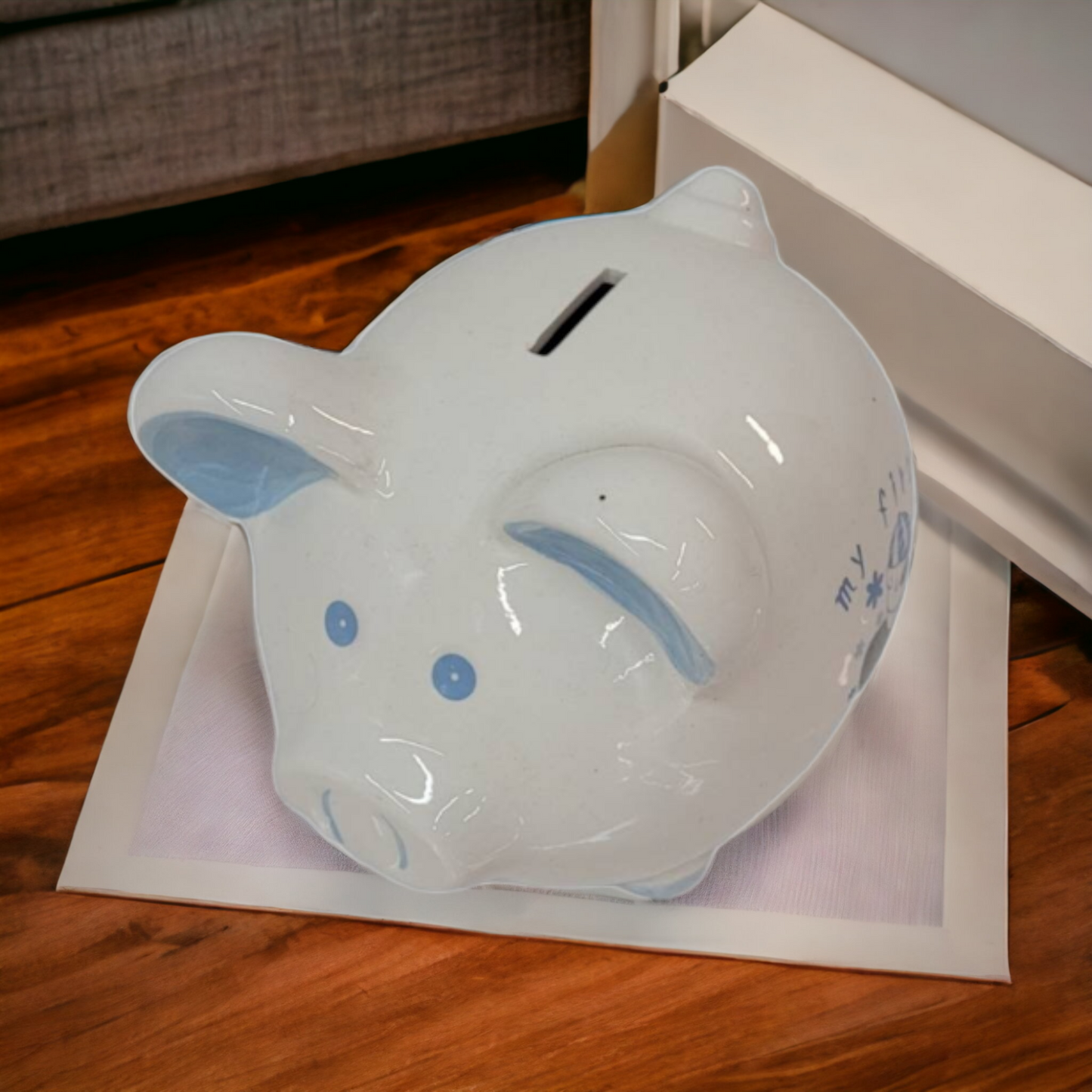 Ceramic Piggy Bank Baby Gift My First Piggy Bank