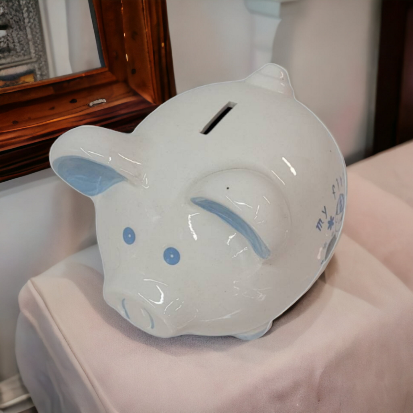 Ceramic Piggy Bank Baby Gift My First Piggy Bank