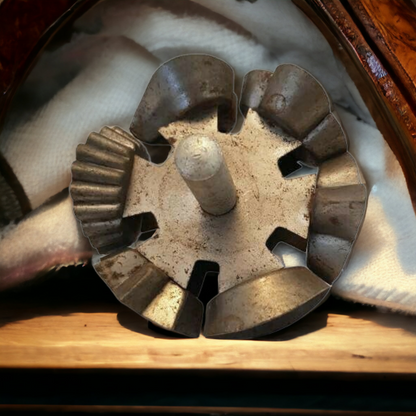 Antique German Tin Rolling Cookie Cutter Retro Kitchen Decor
