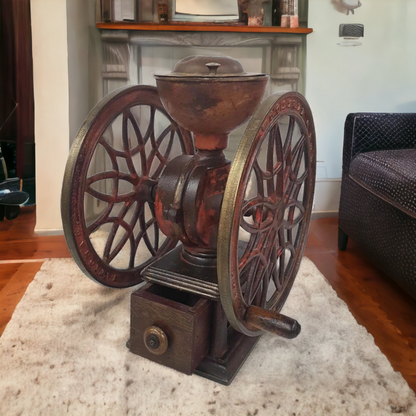 Antique Coffee Grinder 1880's Woodruff & Edwards