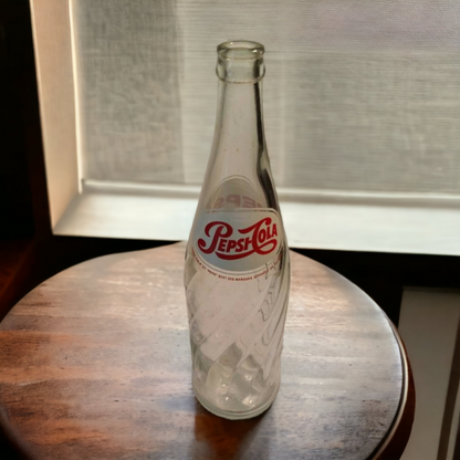 Vintage Glass Pepsi Cola Bottle Collectible