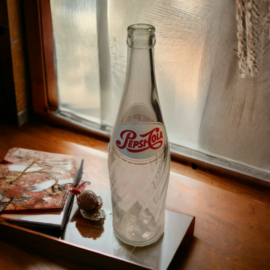 Vintage Glass Pepsi Cola Bottle Collectible