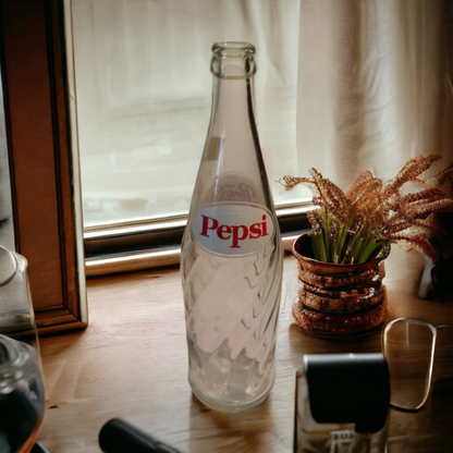 Vintage Glass Pepsi Cola Bottle Collectible