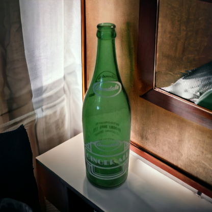 Vintage Pop Soda Bottle Avondale Ginger Ale Art Deco