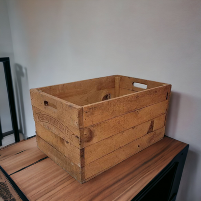 Rustic Wooden Produce Crate Fortinos Market Square