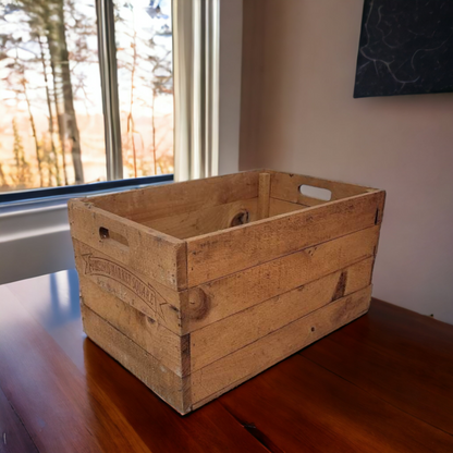 Rustic Wooden Havest Basket Fortinos Market Square