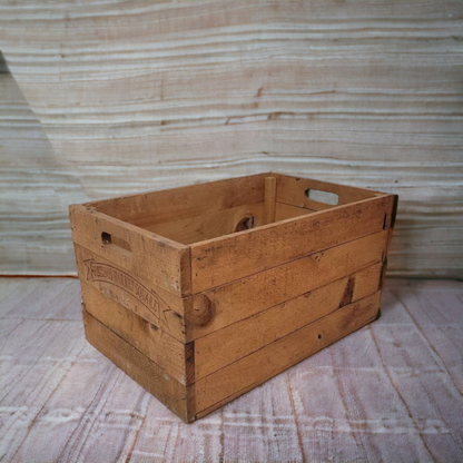 Rustic Wooden Produce Crate Fortinos Market Square