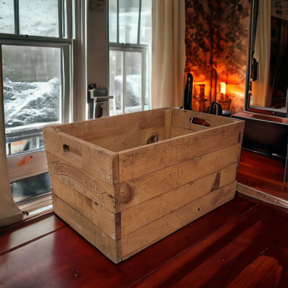 Rustic Wooden Havest Basket Fortinos Market Square