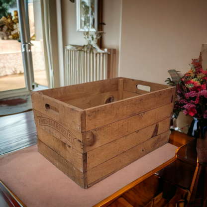 Rustic Wooden Produce Crate Fortinos Market Square