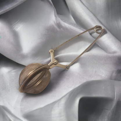 Vintage Tea Strainer Spice Ball Kitchen Utensil
