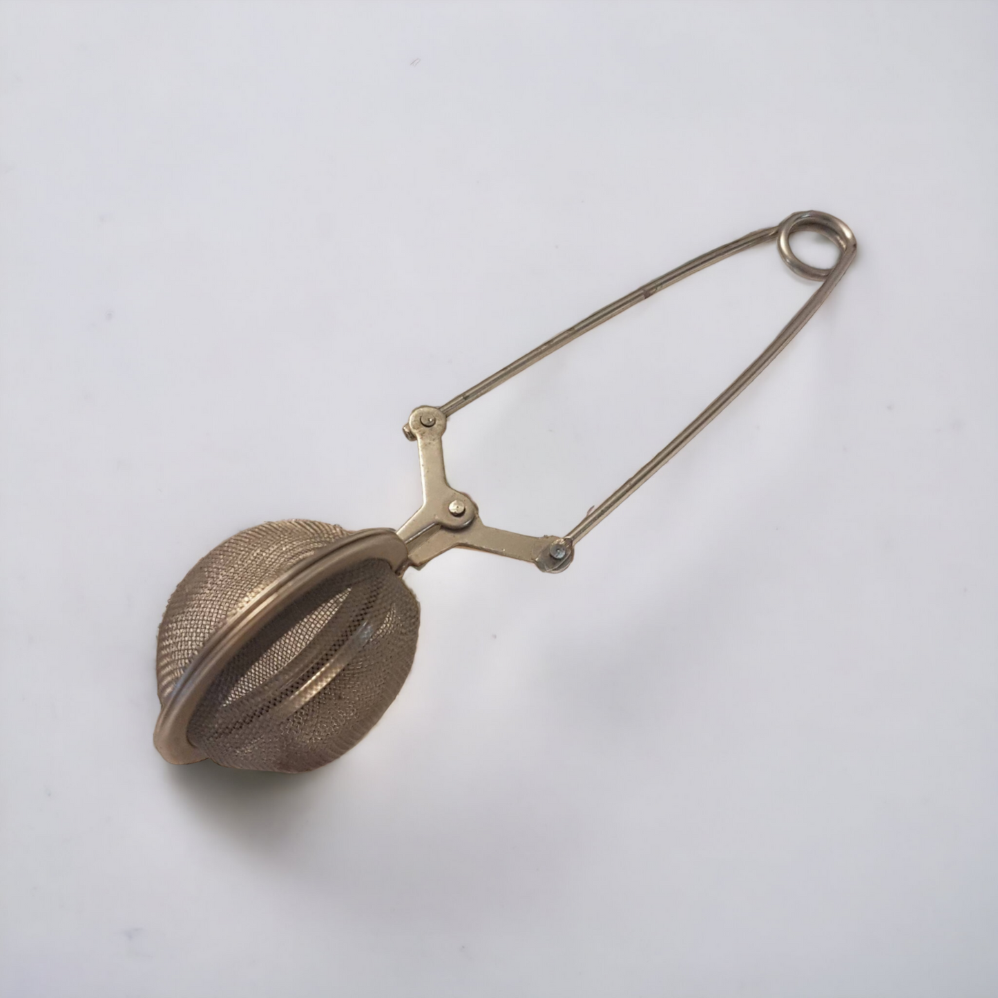 Vintage Tea Strainer Spice Ball Kitchen Utensil