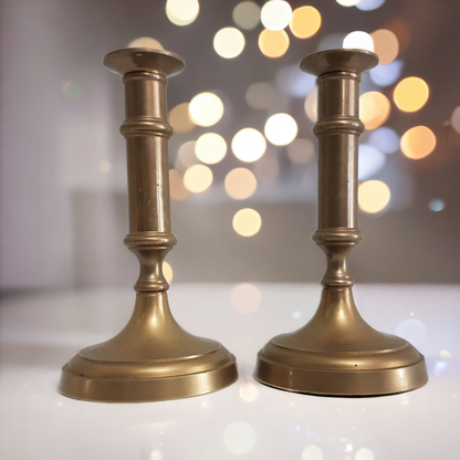 Solid Brass Chandelier Candle Holders Brass Tapered Candle Sticks