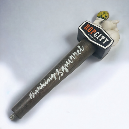 Barking Squirrel Beer Tap Handle Hop City Collectible Beer Tap