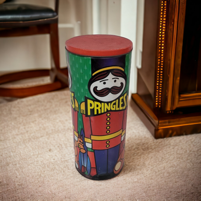 Extra Large Pringles Tin Can Nut Cracker Tin Collectible Can