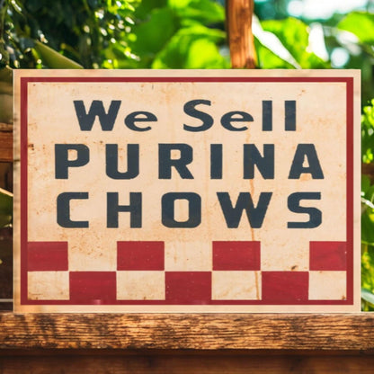 We Sell Purina Feeds Sign Rustic Styled Farm Decor