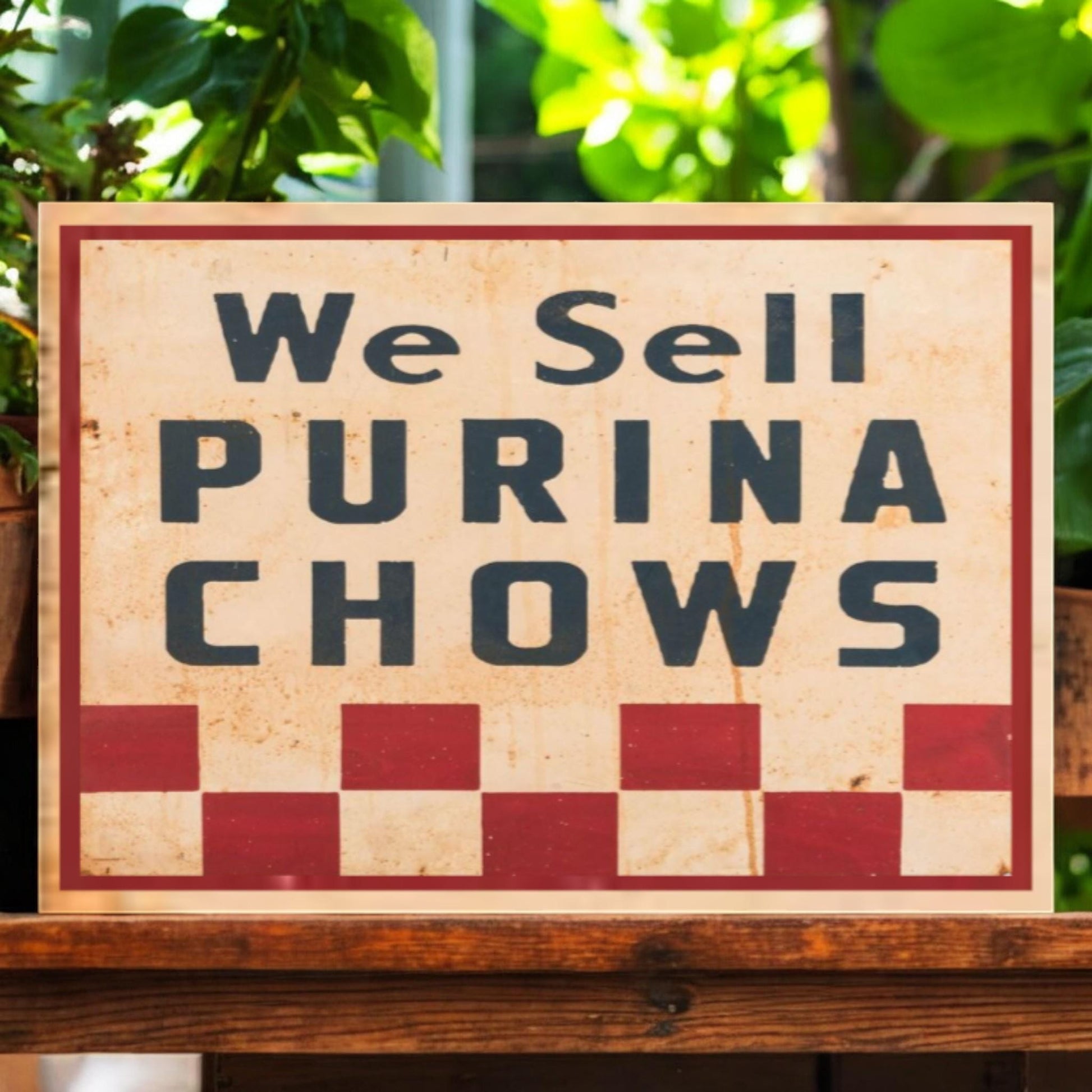 We Sell Purina Feeds Sign Rustic Styled Farm Decor