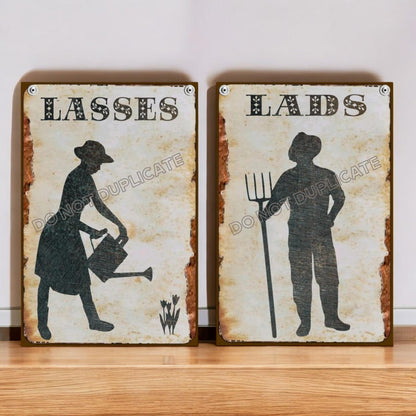 Bathroom Signs Farmer Styled Farmhouse Bathroom Decor