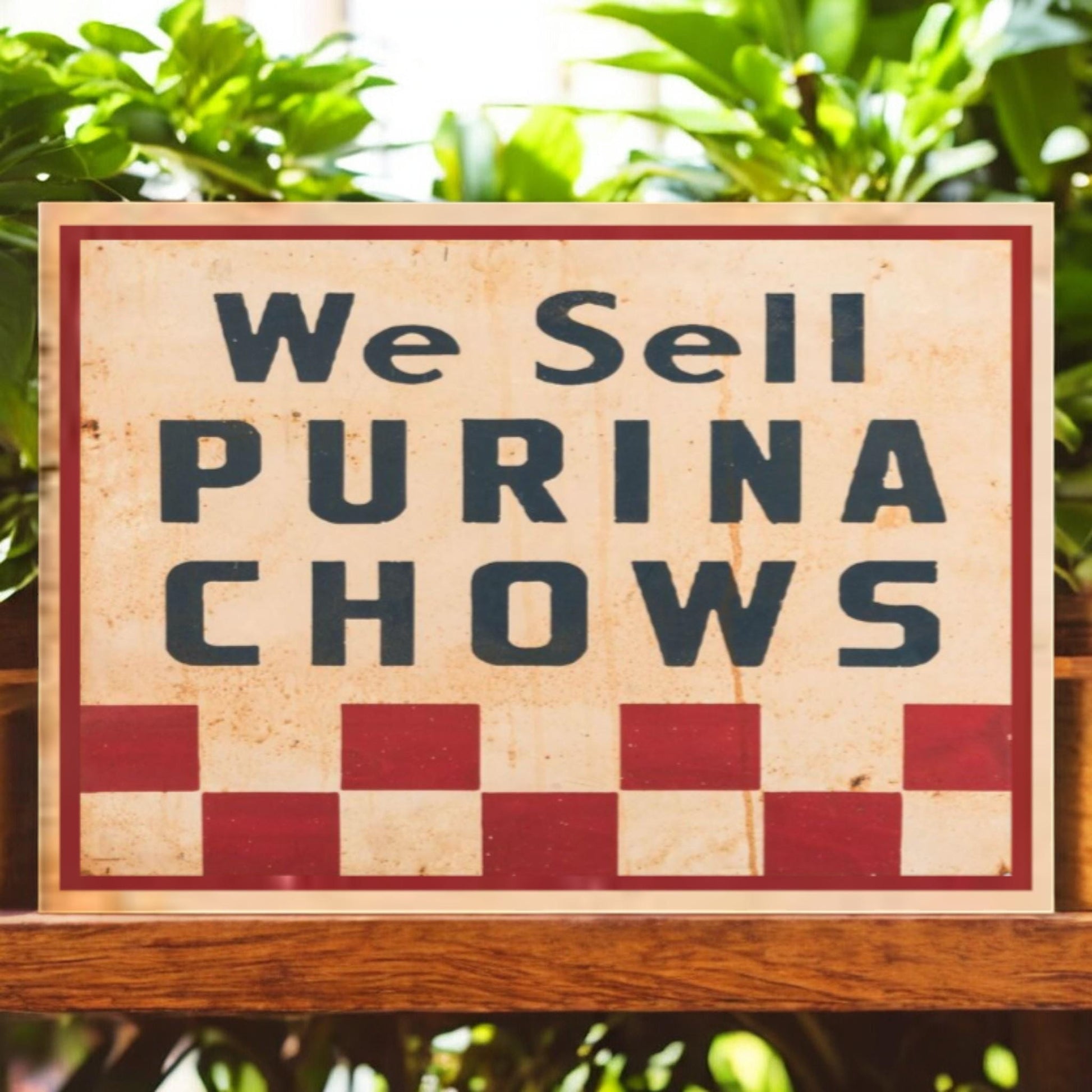 We Sell Purina Feeds Sign Rustic Styled Farm Decor