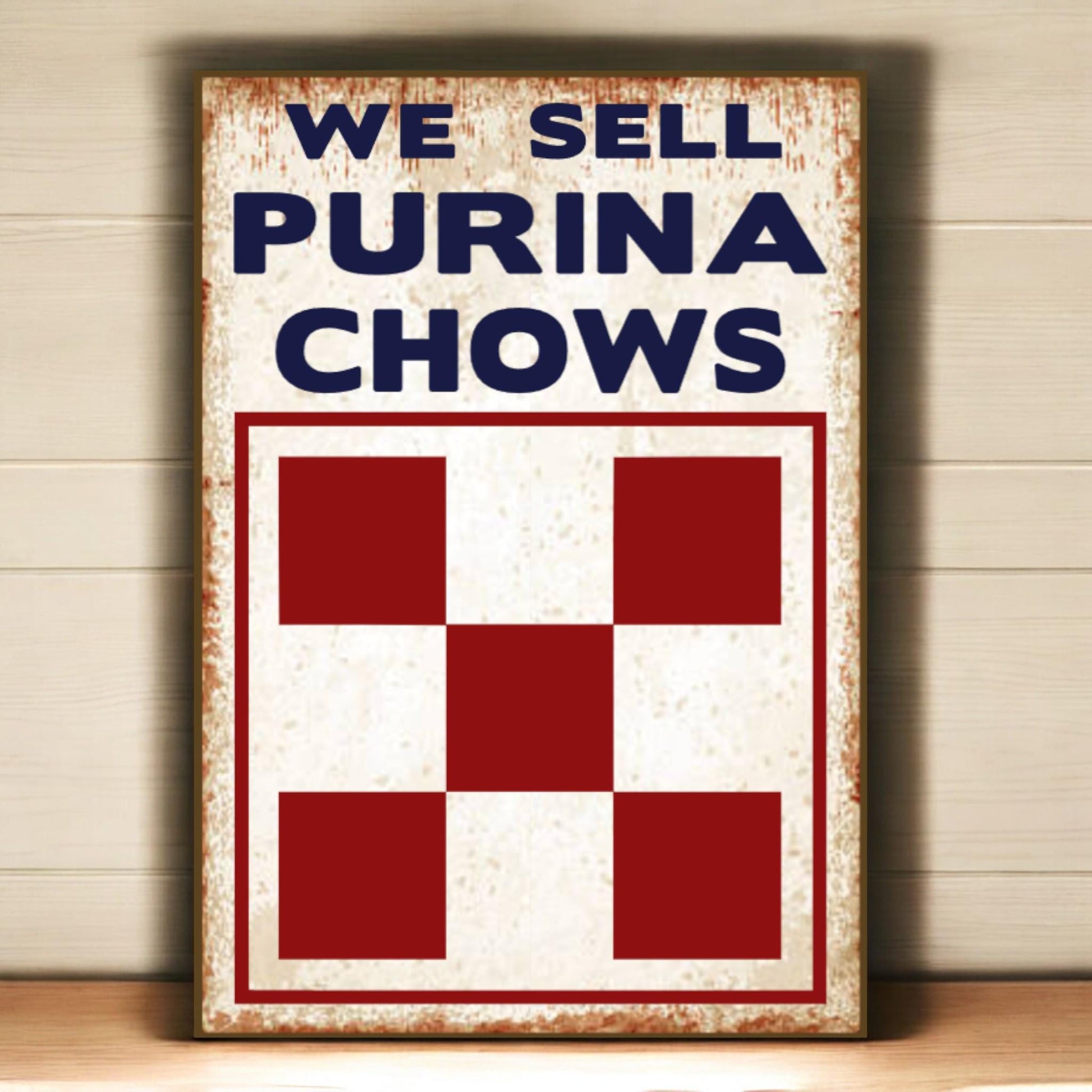 We Sell Purina Feeds Sign Retro Farm Decor