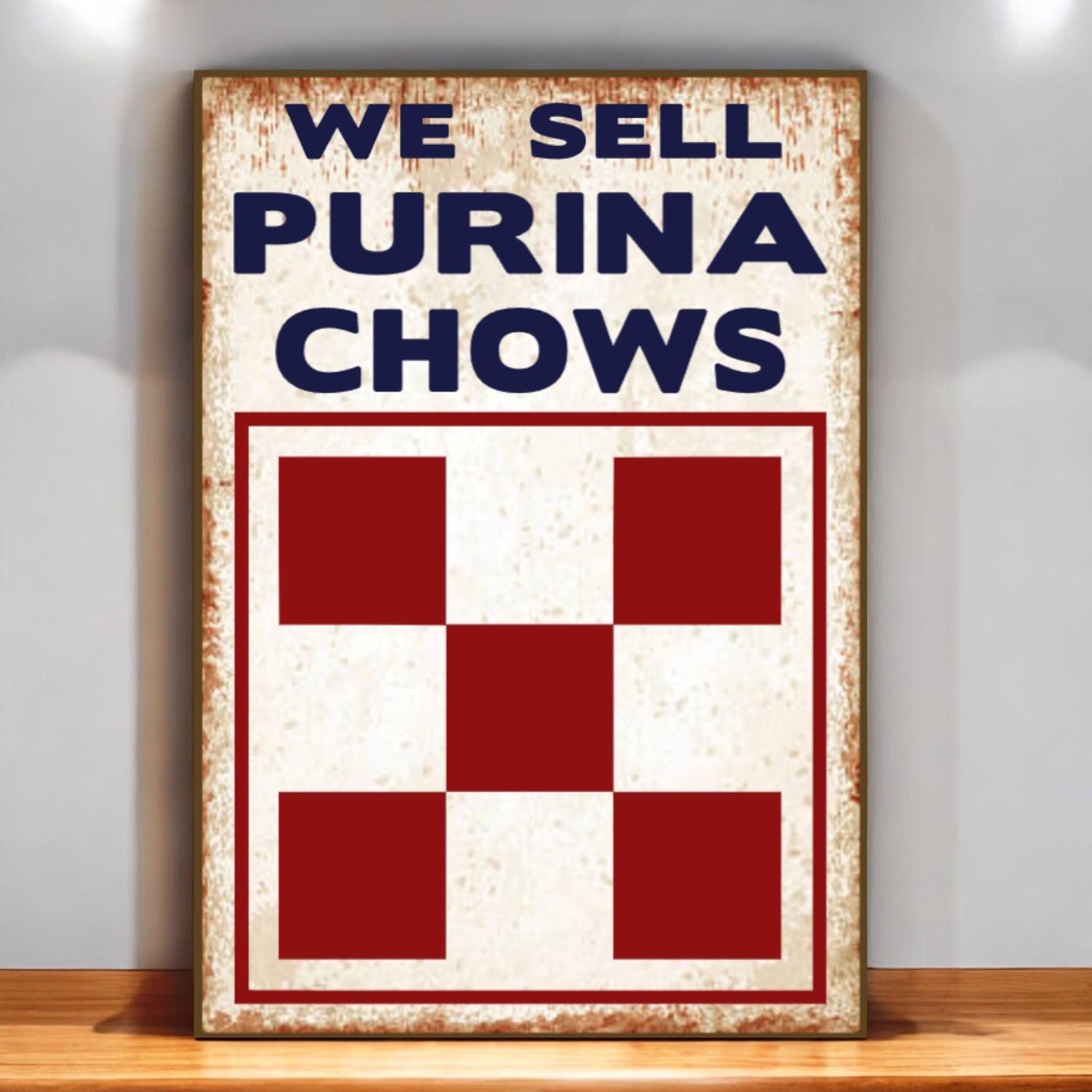 We Sell Purina Feeds Sign Retro Farm Decor
