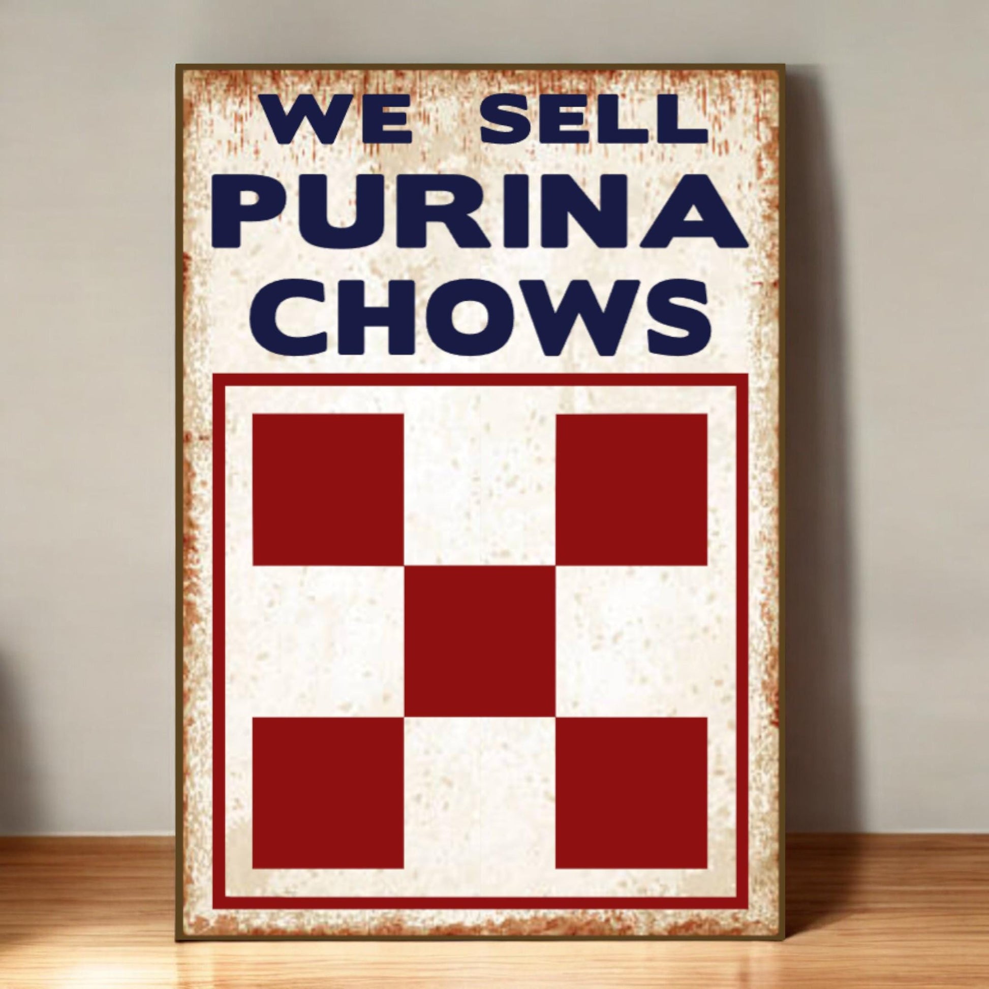 We Sell Purina Feeds Sign Retro Farm Decor