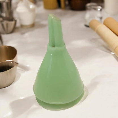 Antique Jadeite Glass Kitchen Funnel 2 oz.