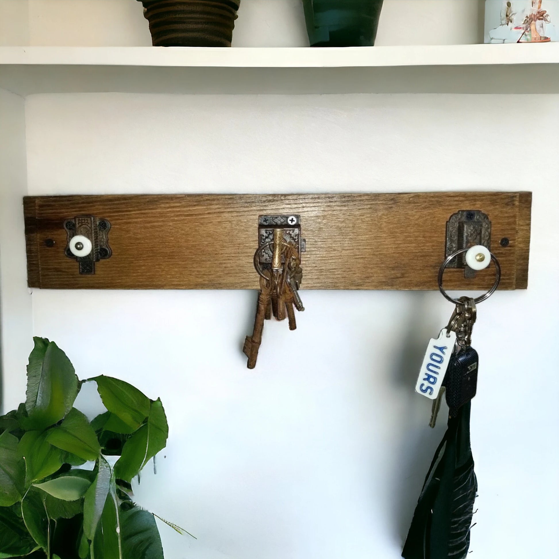 Antique Keyrack Cupboard Hardware Latches Oak – Wainfleet Trading Post