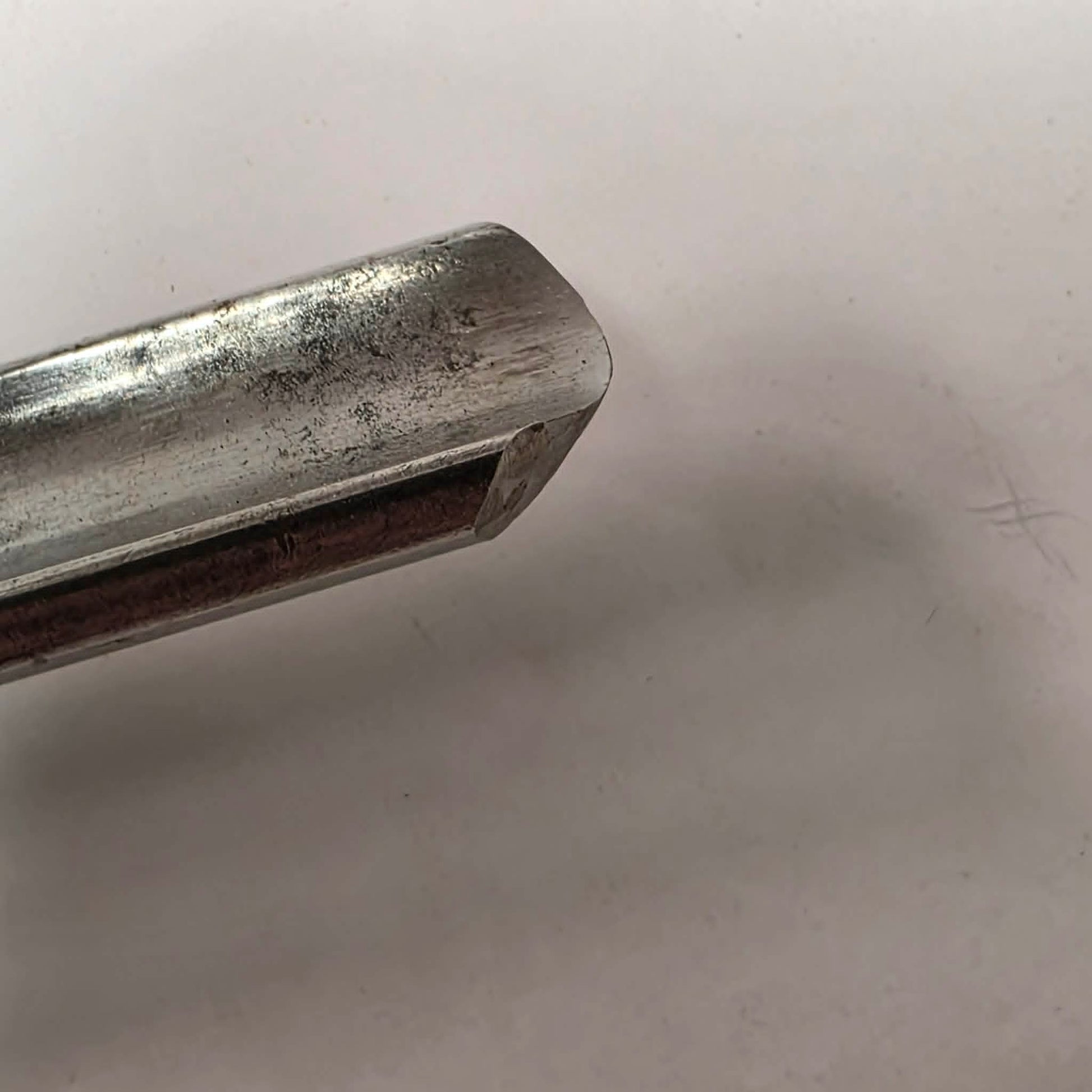 A substantial vintage woodturning gouge built for quality craftsmanship, shaping, and precision lathe work.