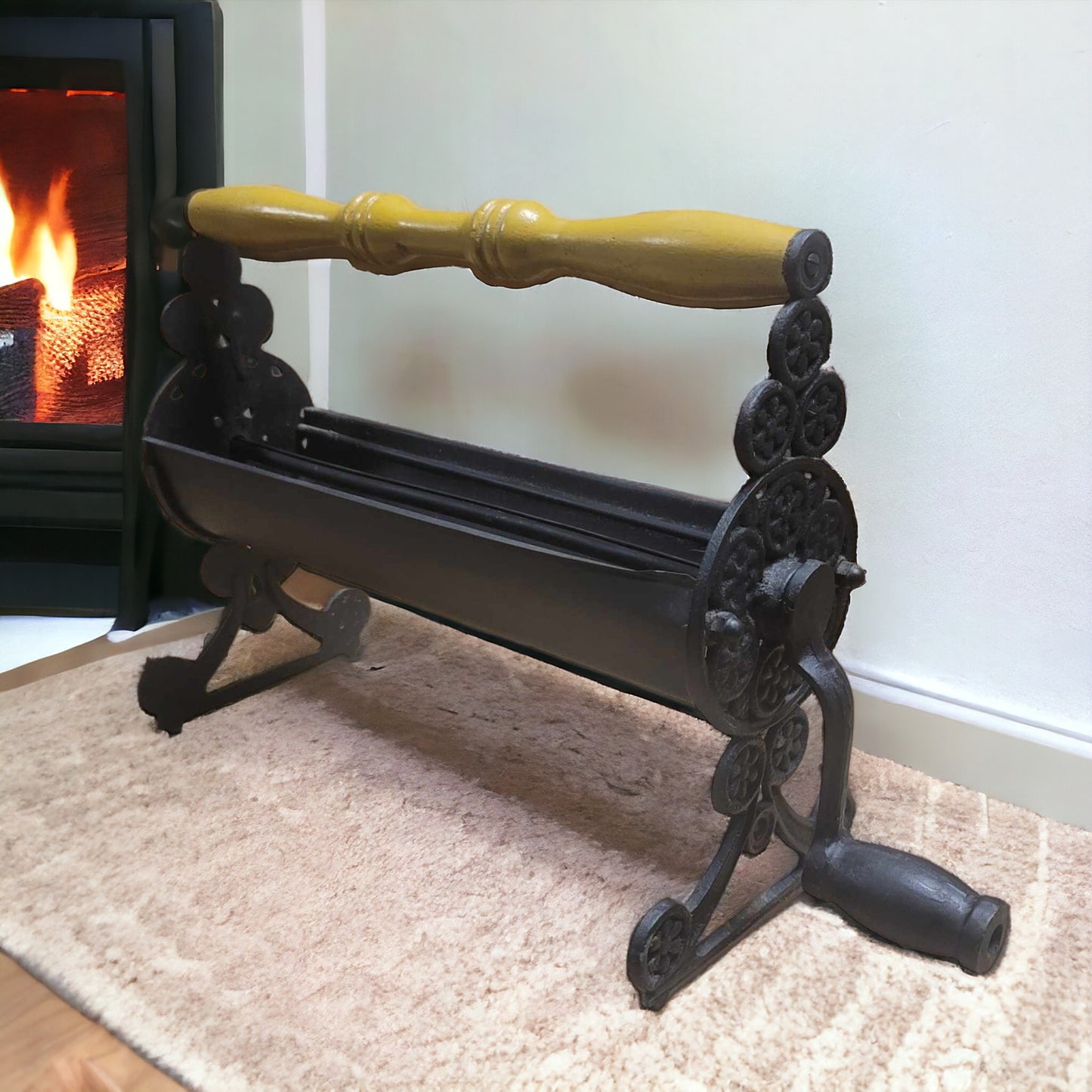Newspaper Log Roller Cast Iron Wood Stove Accesories