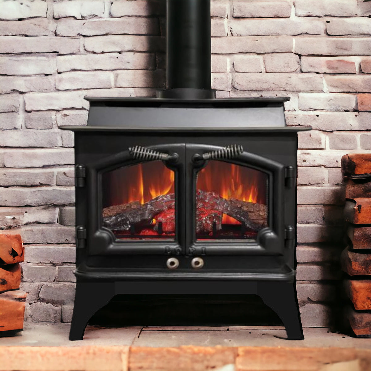 Lopi Wood Stove With Glass Doors Top Vent M 380 – Wainfleet 