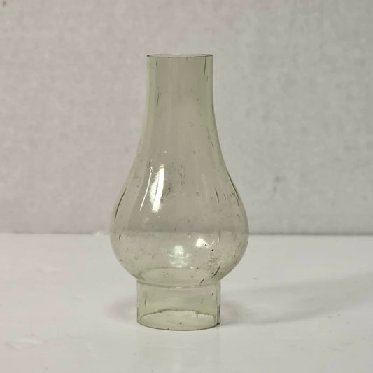 Antique miniature lamp chimney with primitive bubble glass inclusions.
