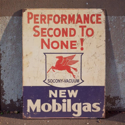 Vintage Mobile Gas Retro Sign – Performance Second to None