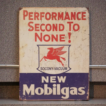 Vintage Mobile Gas Retro Sign – Performance Second to None