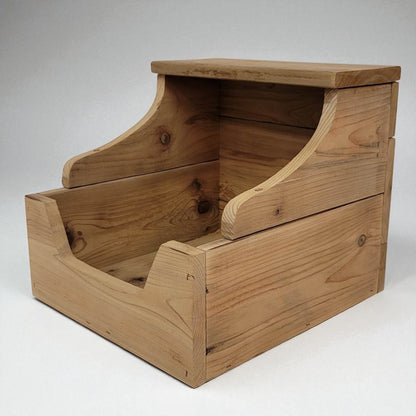 Rustic Farmhouse Potato and Onion Storage Bin – Handmade Reclaimed Wood