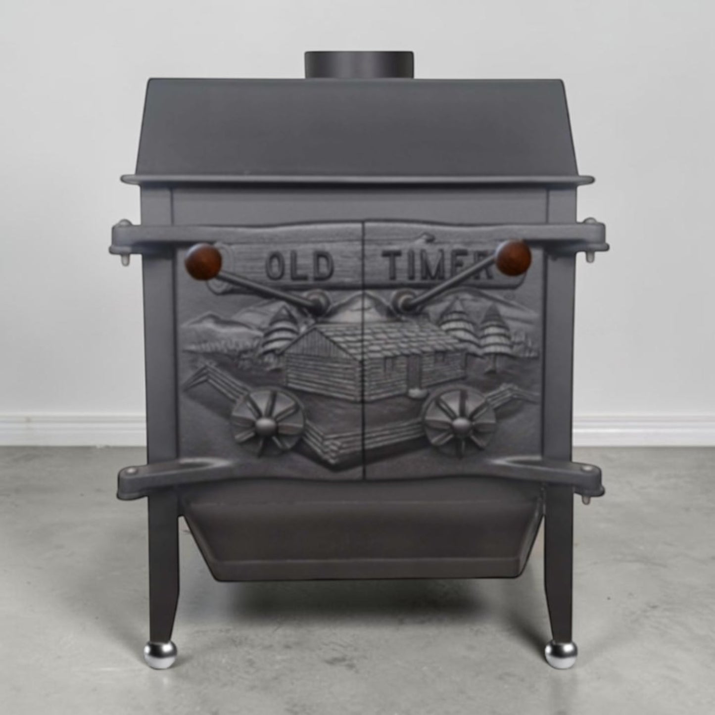 Old Timer Airtight Wood Stove – Refurbished 1,750 Sq Ft Top-Vent Wood Burning Stove