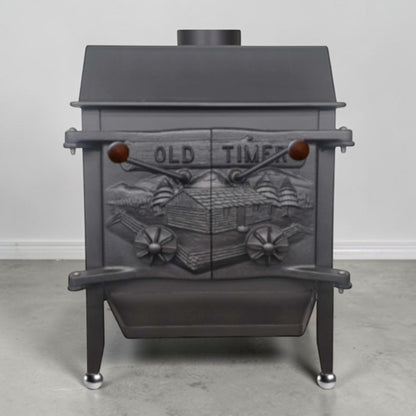 Old Timer Airtight Wood Stove – Refurbished 1,750 Sq Ft Top-Vent Wood Burning Stove