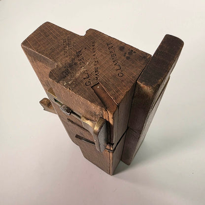 Antique Osborn Brothers Skew Rabbet Plane, London, Brass Depth Stop