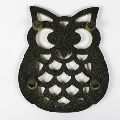 Rustic Owl Kitchen Pot Trivet – Handmade Collectible