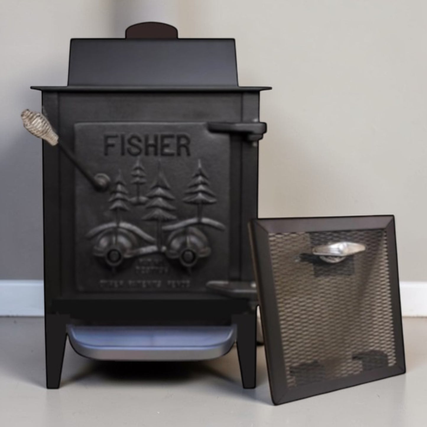 Vintage Fisher Papa Bear Wood Stove Top Vent
